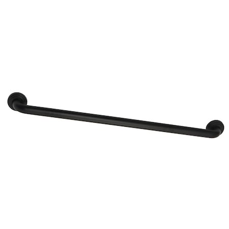 Kingston Brass DR214300 30-Inch x 1-1/4-Inch O.D Grab Bar, Matte Black DR214300